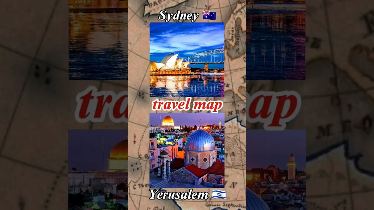 Perjalanan Dari Sydney 🇦🇺 Ke Yerusalem 🇮🇱 #shorts #australia #israel #jerusalem