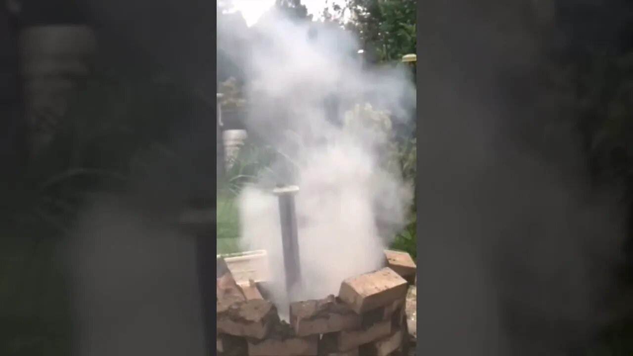 #shorts brick wall on glass table & fire 🔥