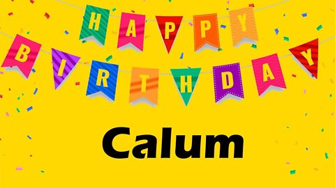 Happy Birthday to Calum - Birthday Wish From Birthday Bash