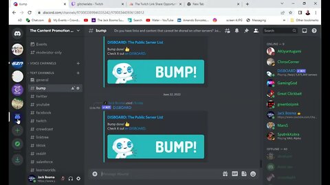 My Discord Channel Link Is Provided