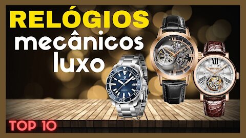 Top 10 Melhores Relógios Mecânicos de Luxo Masculinos do Aliexpress [Esportivos e Automáticos]