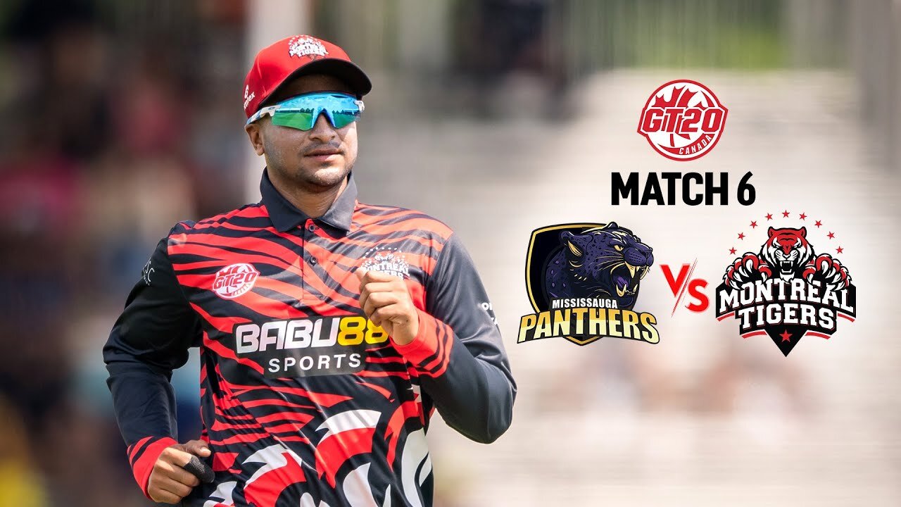 GT20 Canada Season 3 | Match - 6 Highlights | Mississauga Panthers vs Montreal Tigers