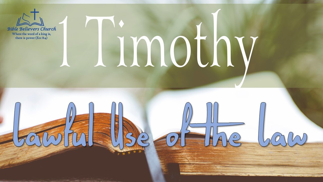 1 Timothy #1