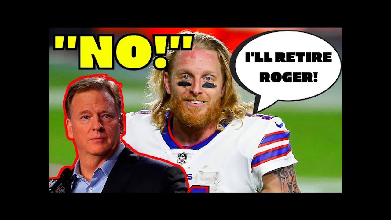 Buffalo Bills Cole Beasley SLAMS NFL over Vaccine Policy!