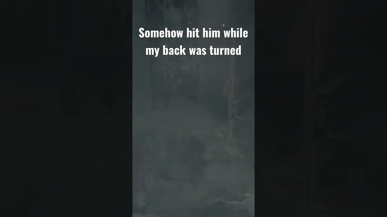 Rocket launcher behind the back shot #residentevil4remake #gaming