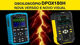 O melhor osciloscópio portátil agora V40 - E com novo visual - Transformers!!!