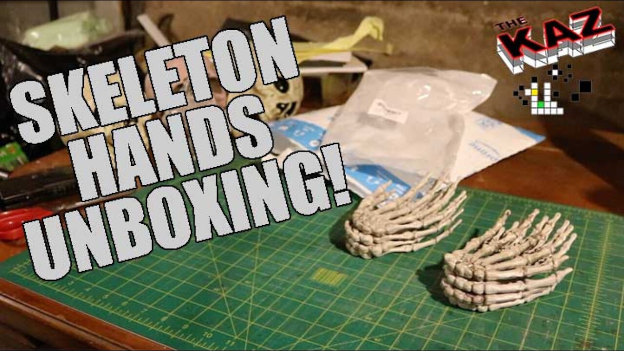 Unboxing Skeleton Hands