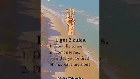 3 rules in life | quotes about life | toxic people