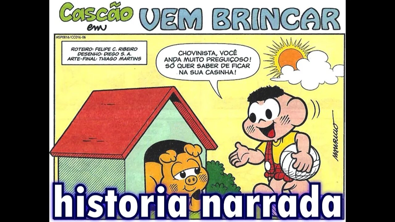 Cascão em-Vem brincar | Gibis do Rapha