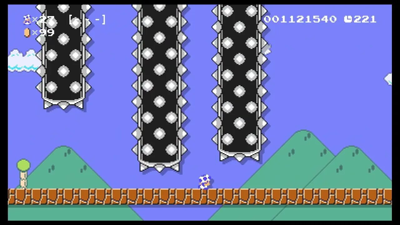 Mario Maker 2 Road to 1000, If I die the video ends 39