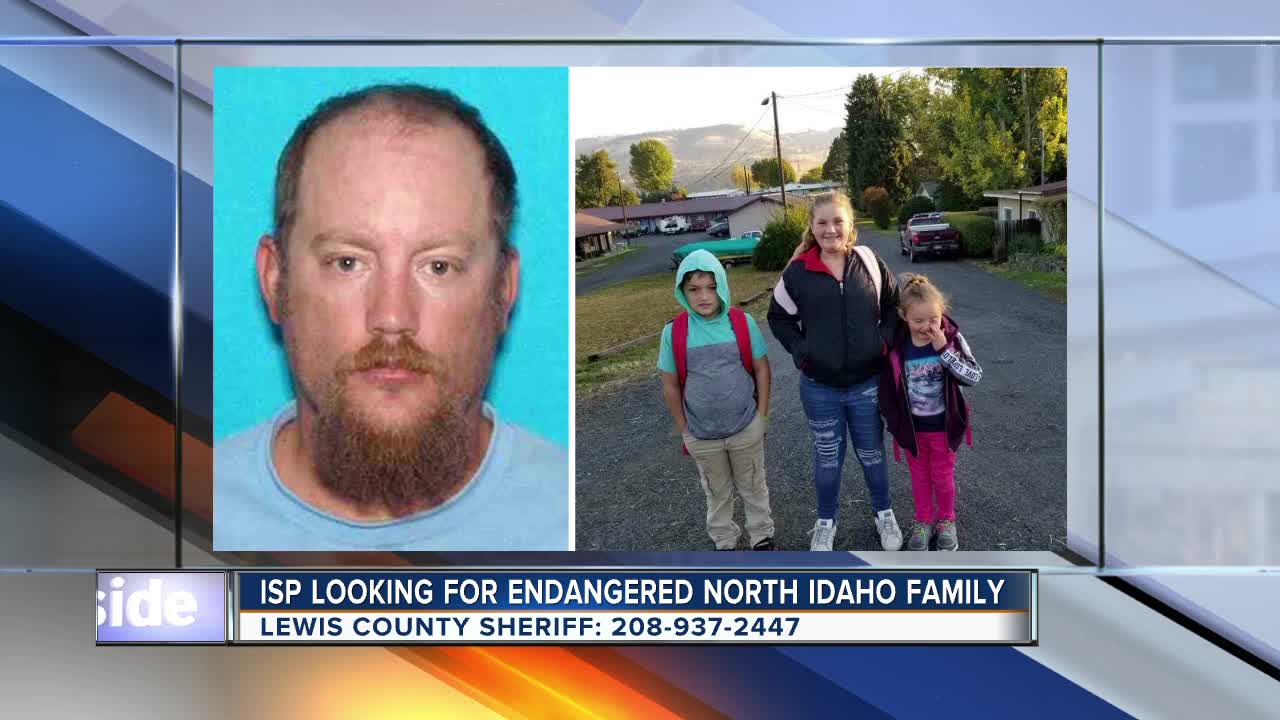 ISP seek two children and an adult man missing from Kamiah and believed to be in danger