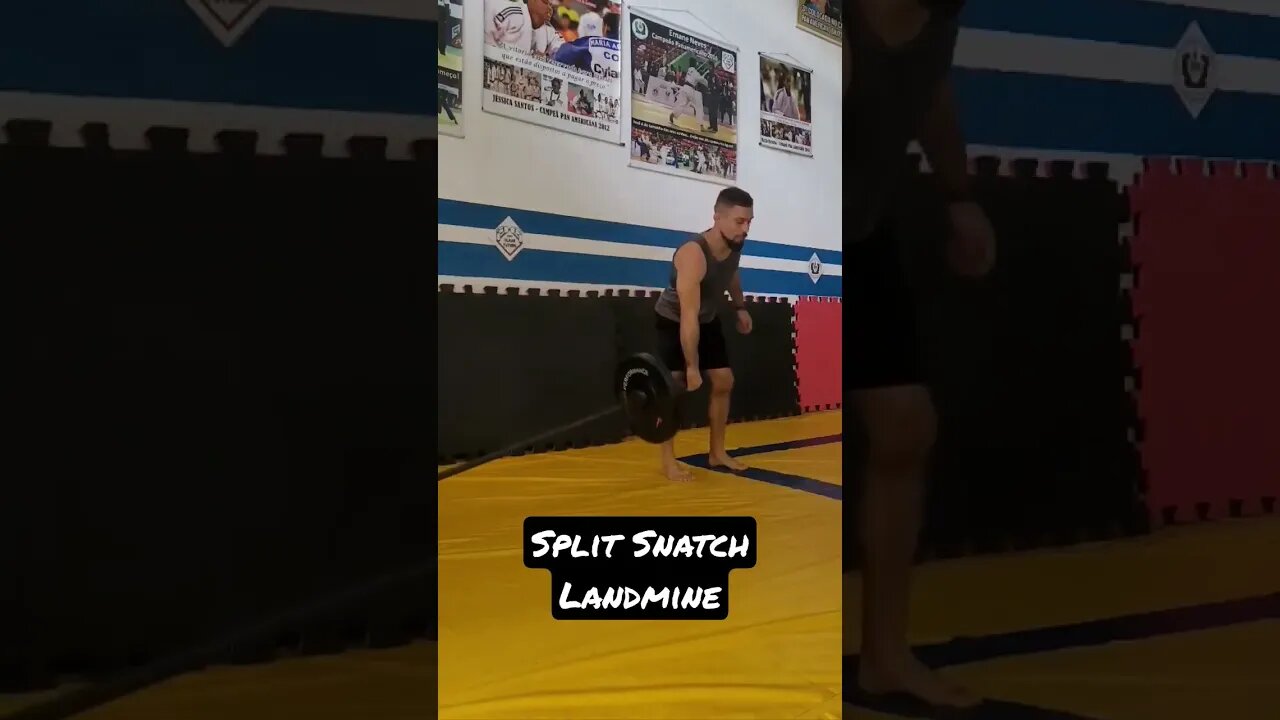 Split Snatch Landmine