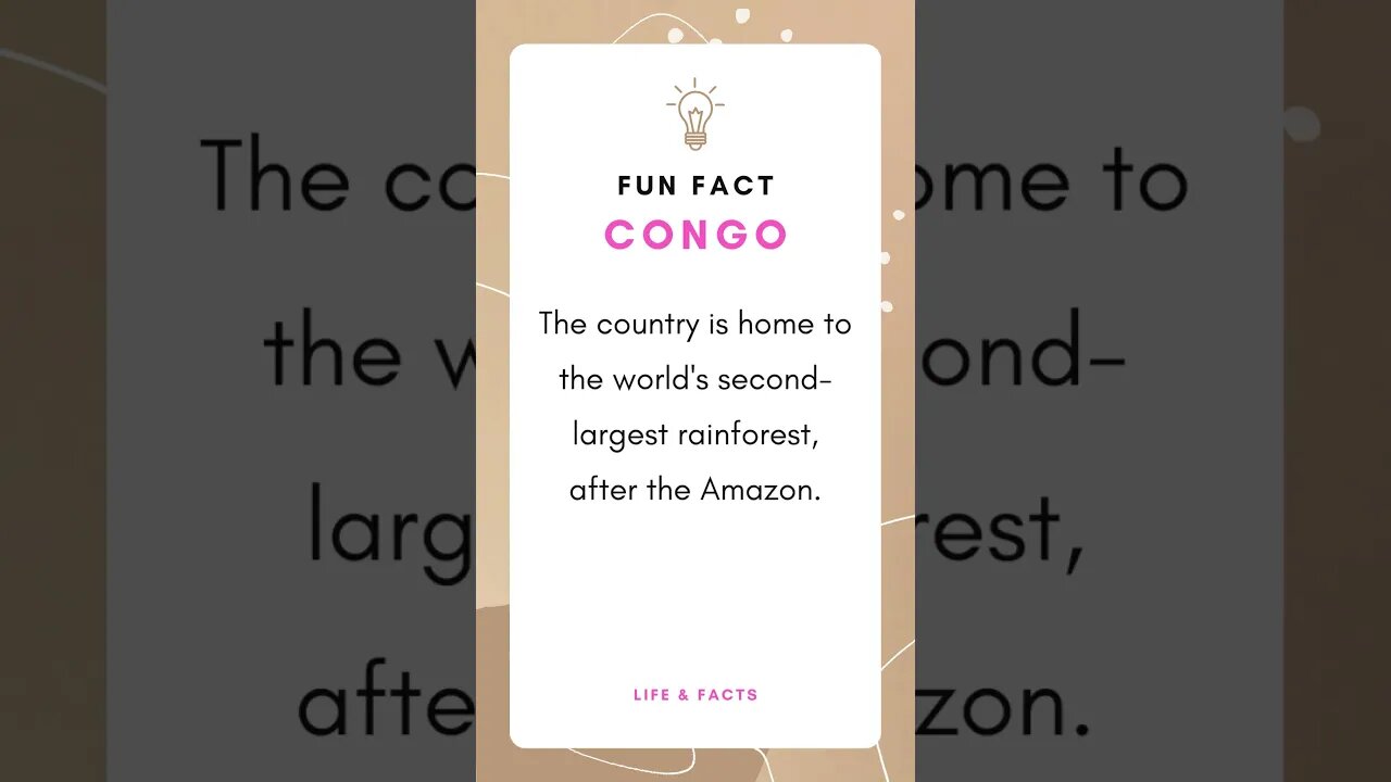 Fun Facts Congo Democratic Republic