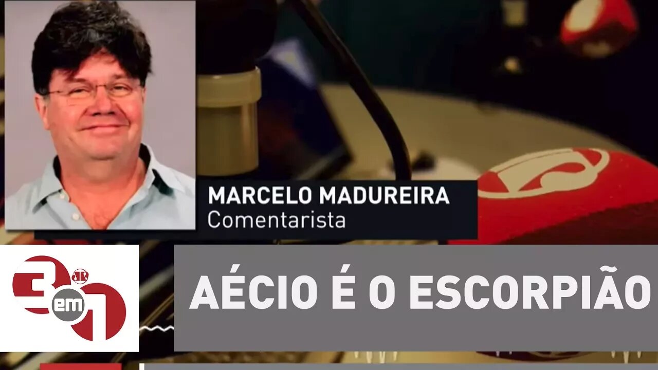 Marcelo Madureira: "Isso me lembra a parábola do escorpião e do sapo. Aécio é o escorpião"