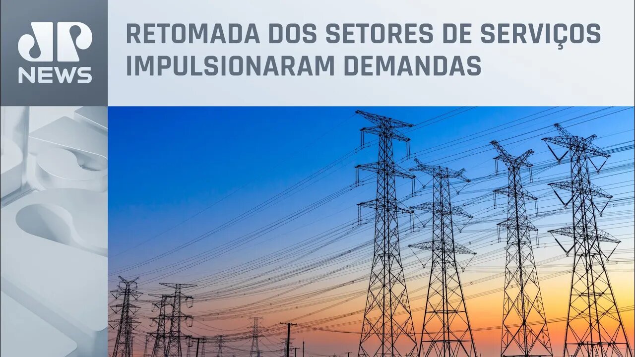 Sobe consumo de energia elétrica no país