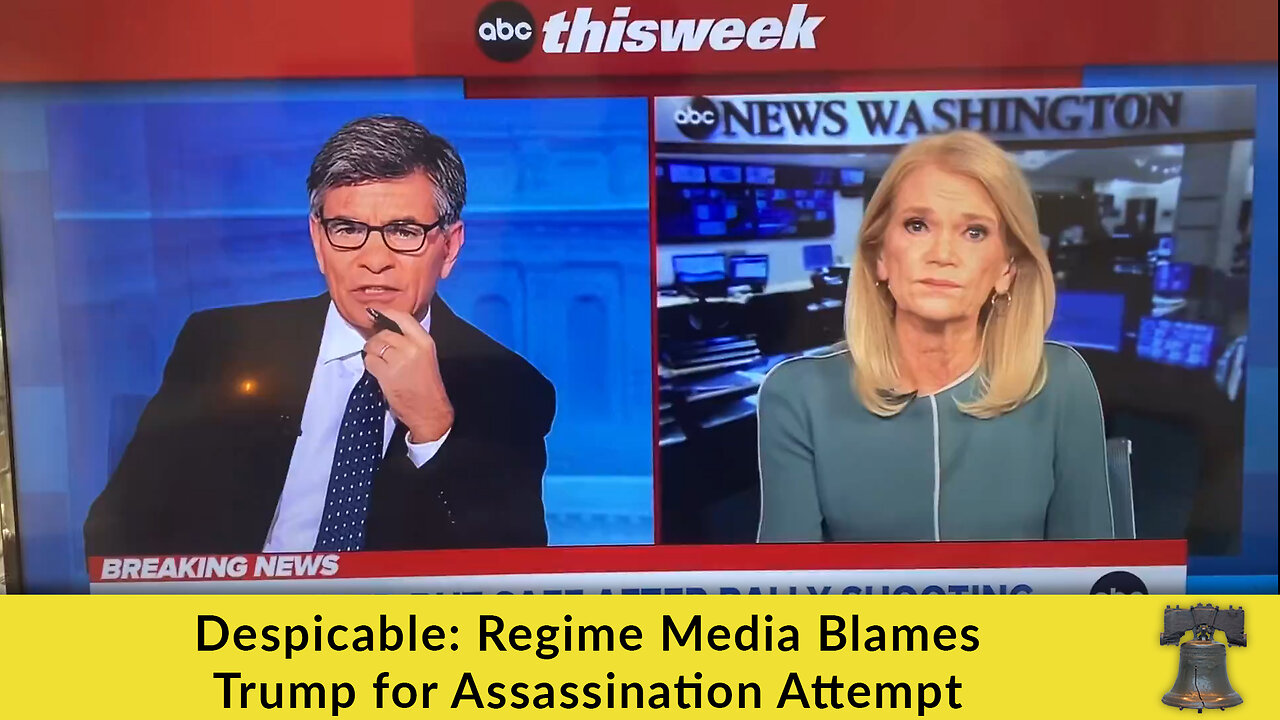 Despicable: Regime Media Blames Trump for Assassination Attempt