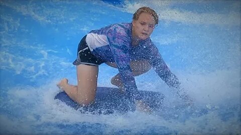 flowrider - Molly - 4 at Soak City, Kings Island