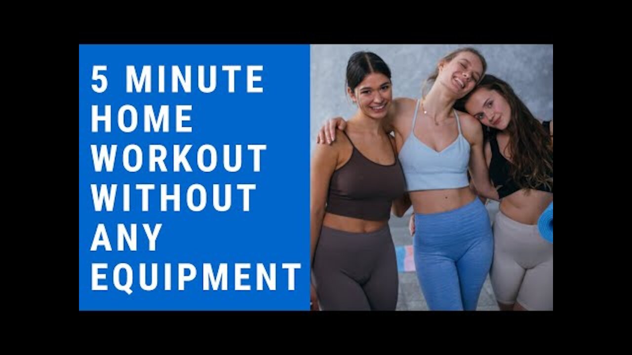 DingDon! Health and Fitness | 5 minute home workout without any equipment