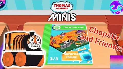 Chopstix and Friends! Thomas and Friends: Minis part 9 - Percy & the witch's lair! #gaming