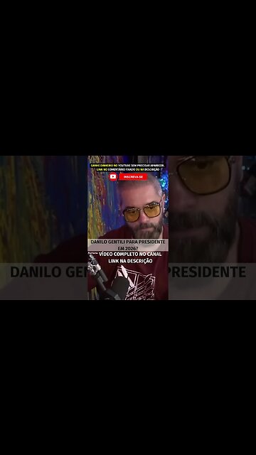 DANILO GENTILI PRESIDENTE #shorts #danilogentilli #danilogentile #danilogentili