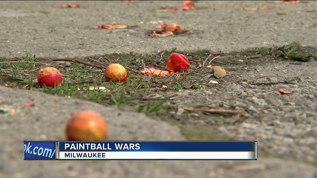 Police investigate Milwaukee paintball wars