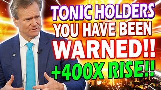 TECTONIC CRONOS HOLDERS THE BANK OF AMERICA CEO IS WARNING YOU!! TONIC BREAKING NEWS!!