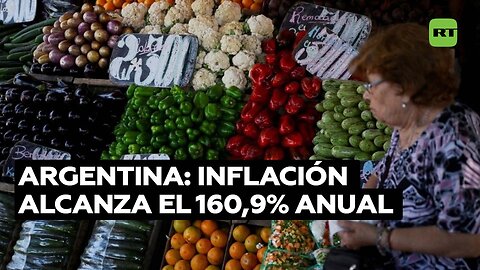 La inflación en Argentina subió al 12,8% en noviembre y alcanzó el 160,9 % en su tasa interanual