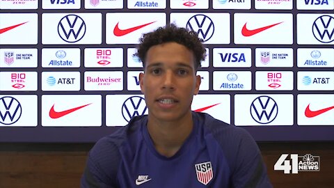 USMNT forward happy to represent his country in his hometown