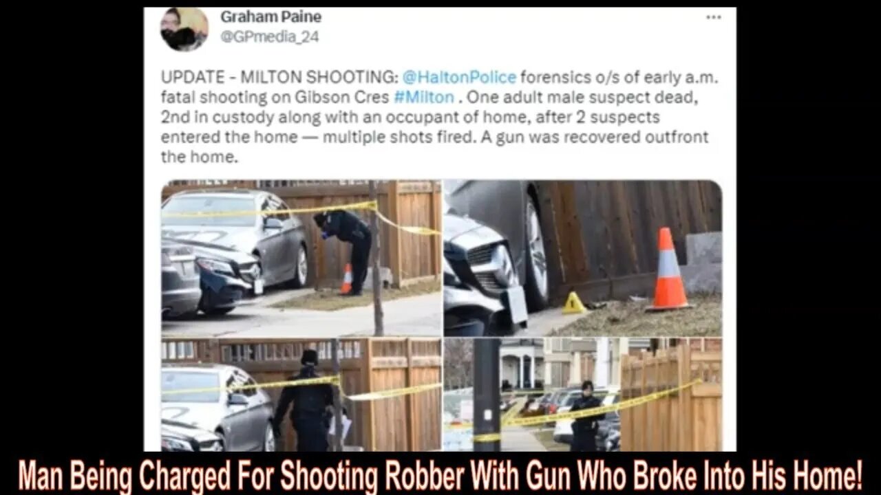 Man Being Charged For Shooting Robber With Gun Who Broke Into His Home!
