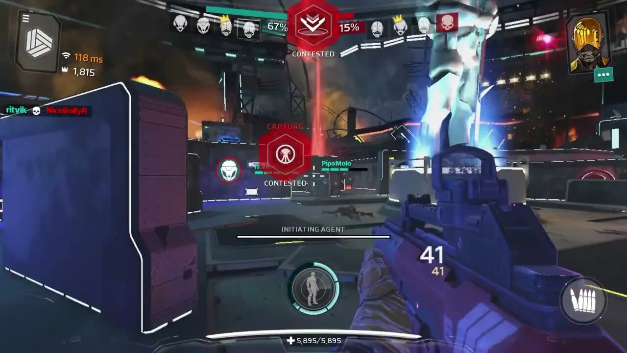 Modern Combat Versus Blitz zonecontrol Assult arena with Lock in Aftermath