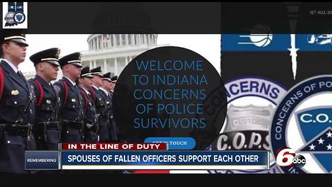 Spouses of fallen officers support each other for life