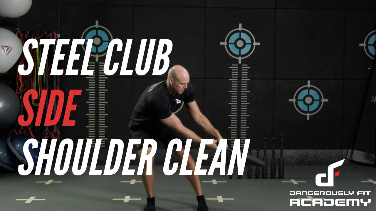 Clubbell Side Shoulder Clean