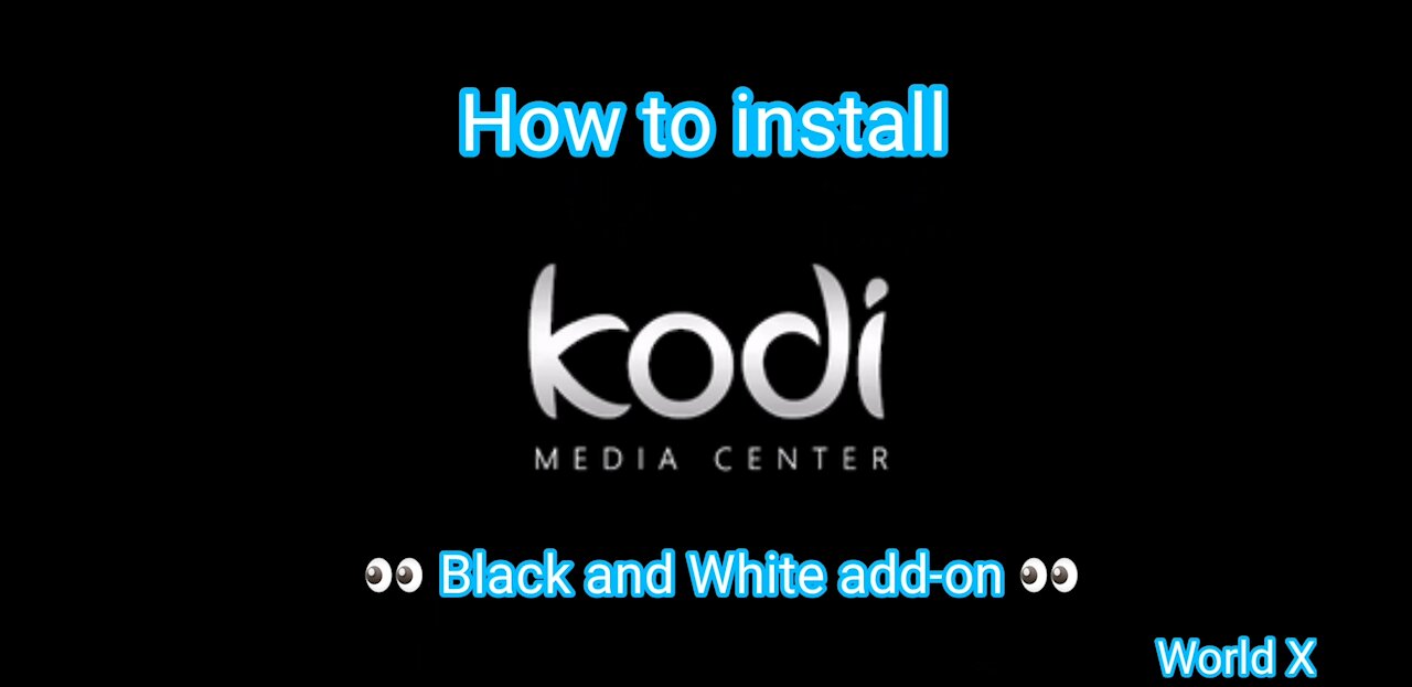 How to install Black&White add-on on Kodi (OLD Movies Add-on)