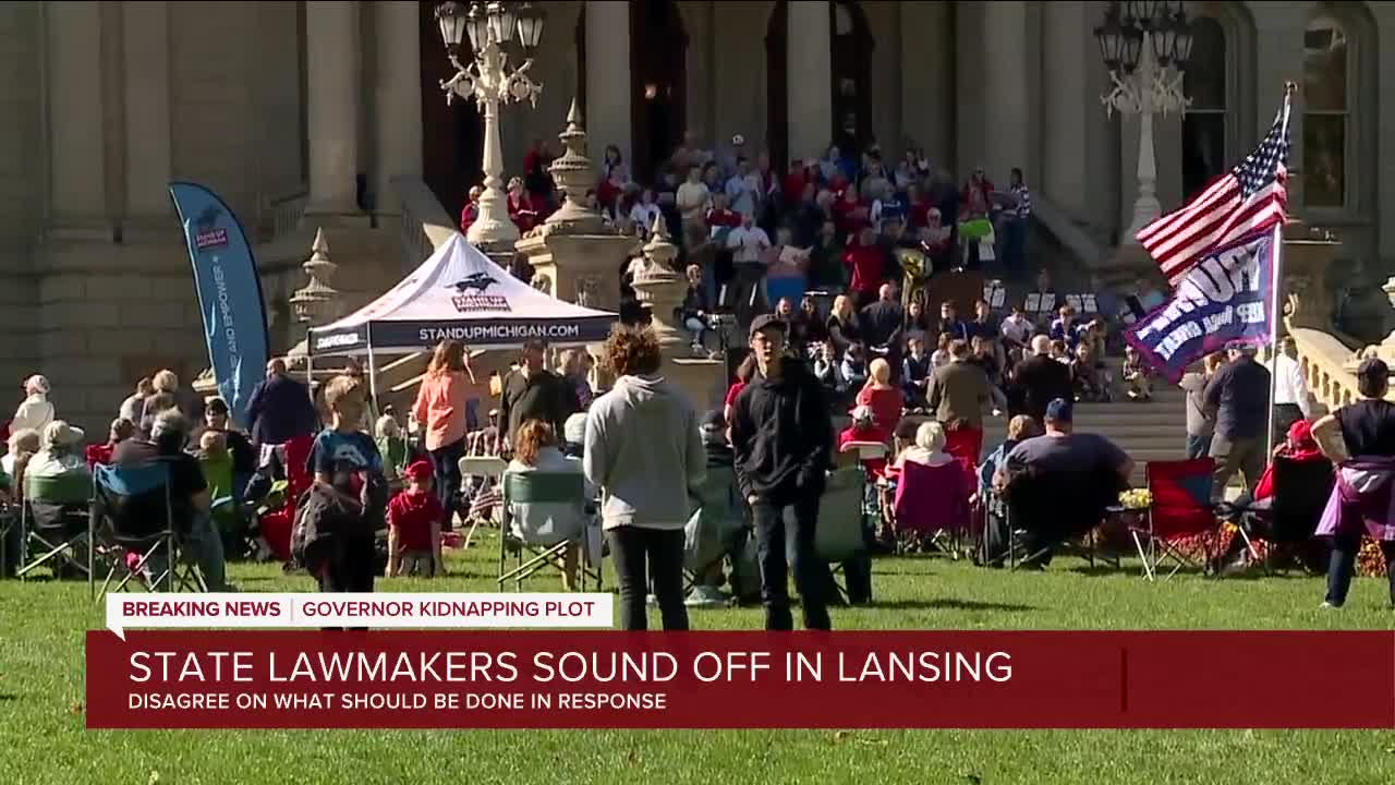 State lawmakers sound off in Lansing