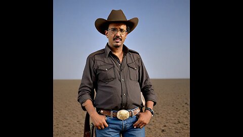 Tedros as a cowboy