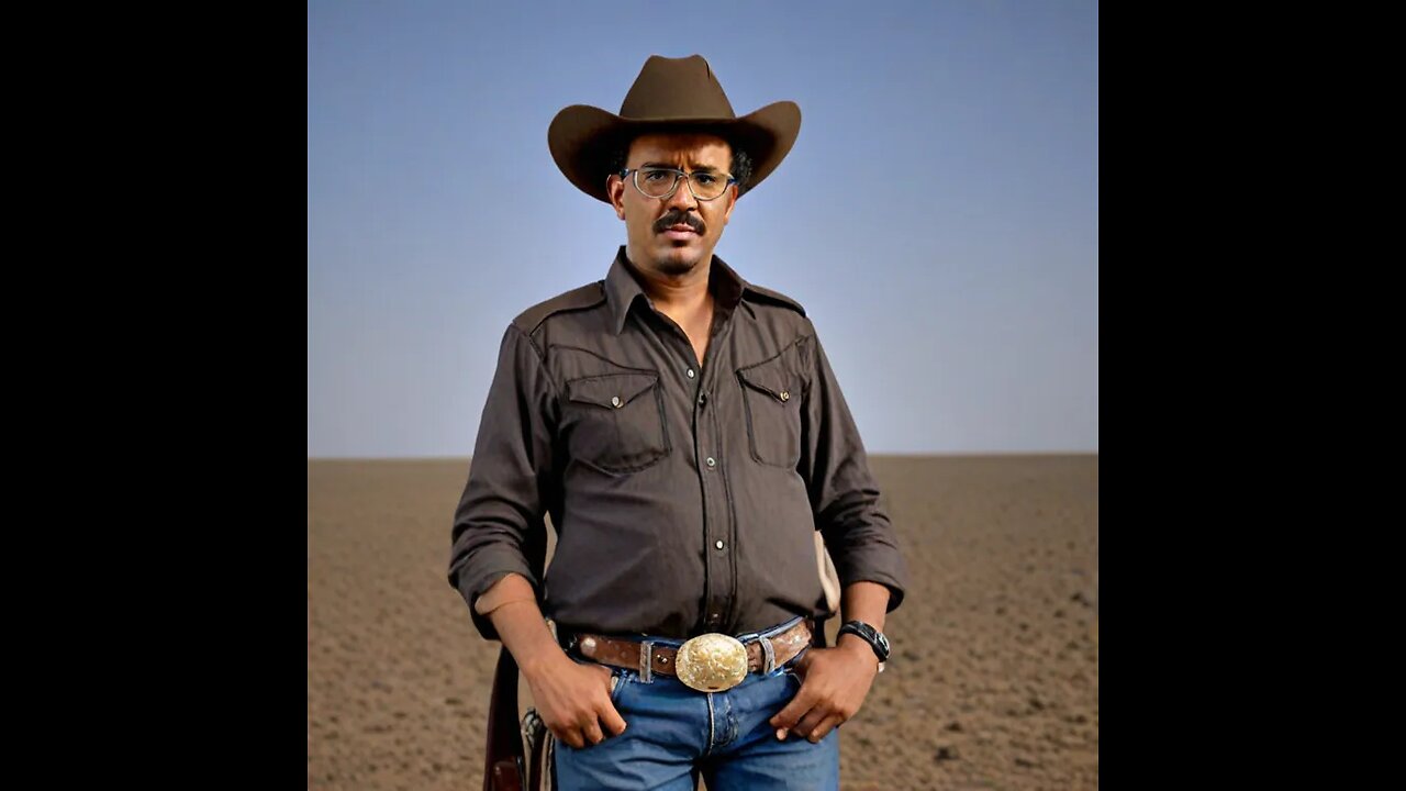 Tedros as a cowboy