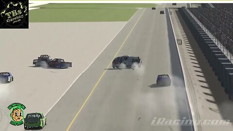 What a Crash. Though I would make it. #iracing