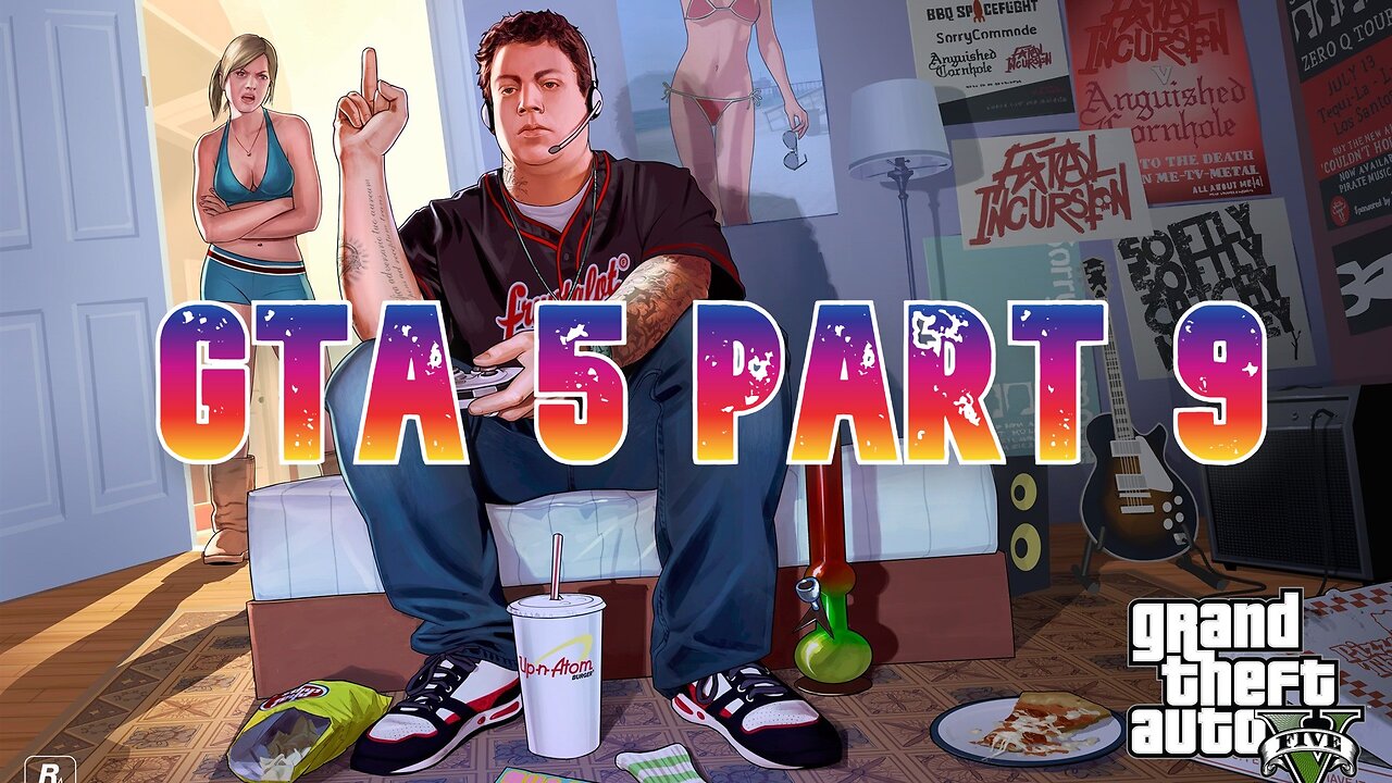 Grand Theft Auto 5 - Part 9 - CHAOS IN LOS SANTOS (PC)