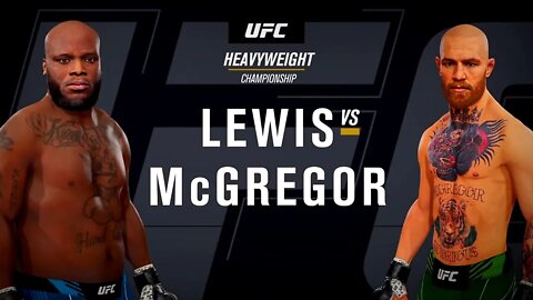 EA Sports UFC 4 Gameplay Conor McGregor vs Derrick Lewis