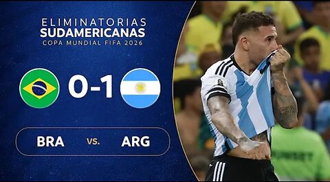 Argentina vs Brazil 1-0 Highlight All Goals El Clasico 2023