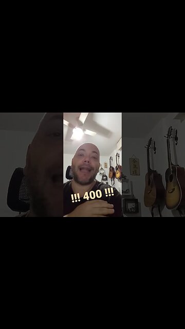 400 Inscritos!!! Muito obrigado!!! #shorts #subscribers #400inscritos