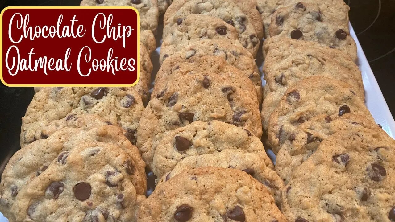 Chocolate Chip Oatmeal Cookies Recipe