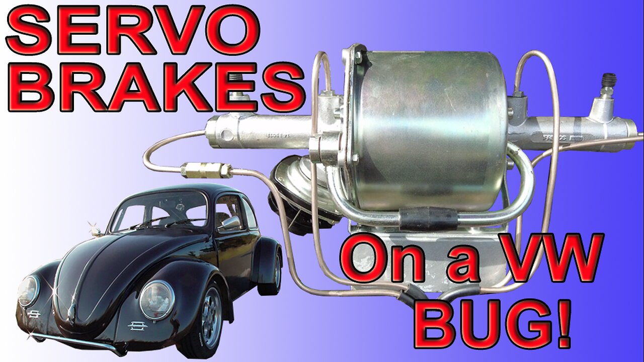 Servo Assisted Brake Upgrade on a Volkswagen Bug VW Beetle! Improve Braking Performance Aircooled