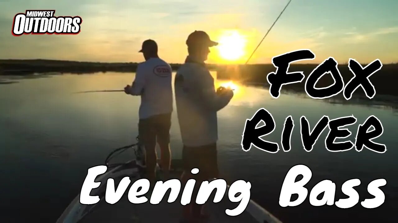 Evening Bass Fishing on the Fox River