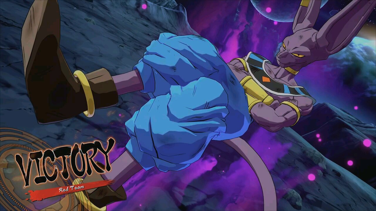 Dragon Ball FighterZ - BEERUS Flicks Away GOKU (UI)