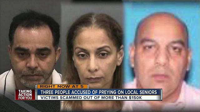 Sheriff: Suspects scammed elderly victims out of money, valuables