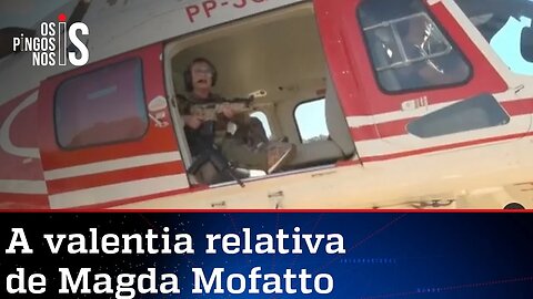 Deputada que tenta posar de valente contra Lázaro amarelou contra o STF