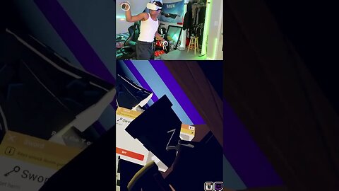 Jumpscare broke his VR HEADSET 😂😂