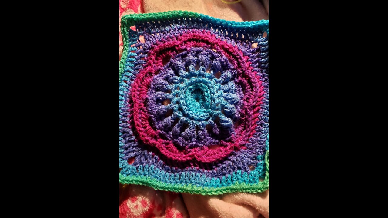 Parrot Flower Granny square