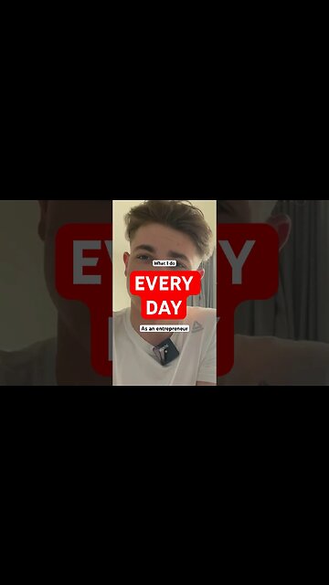 WHAT I DO every DAY as a STUDENT ENTREPRENEUR - go check out the FULL VIDEO over my my CHANNEL